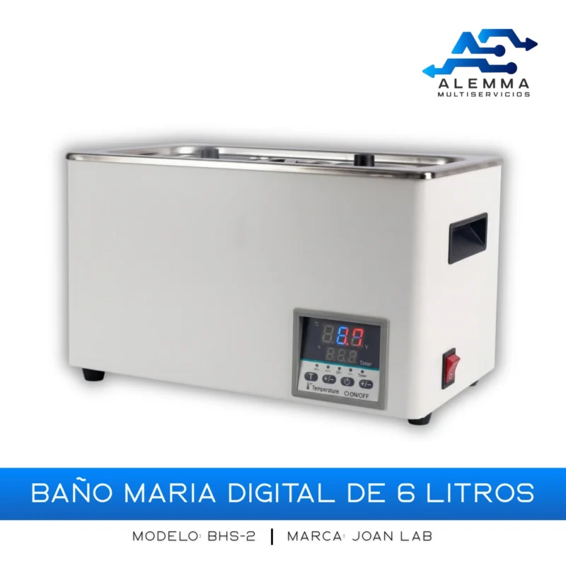 BAÑO MARIA DIGITAL DE 6 LITROS