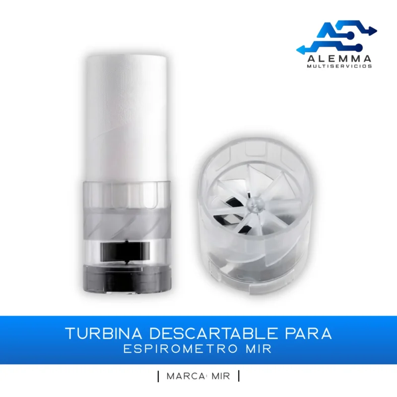TURBINA DESCARTABLE PARA ESPIRÓMETRO MIR