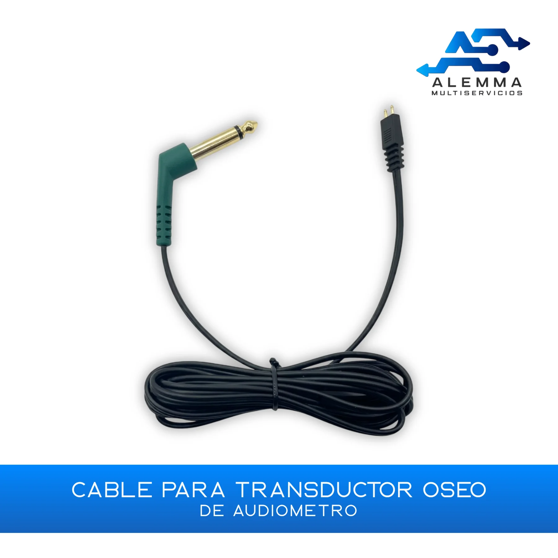 CABLE PARA TRANSDUCTOR ÓSEO DE AUDIÓMETRO